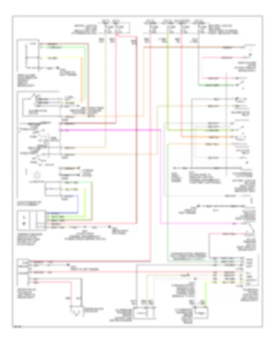 Manual AC Wiring Diagram for Ford Crown Victoria 2007