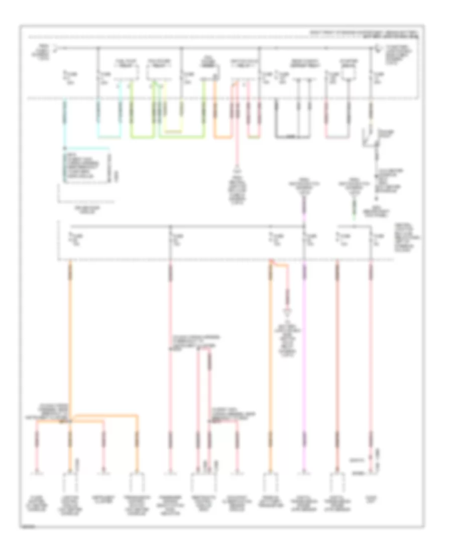 Power Distribution Wiring Diagram (2 of 5) for Ford Crown Victoria 2007