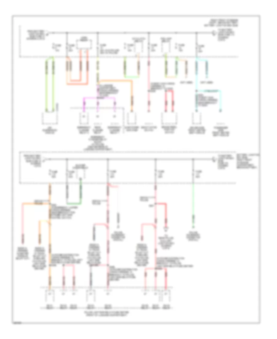 Power Distribution Wiring Diagram (3 of 5) for Ford Crown Victoria 2007