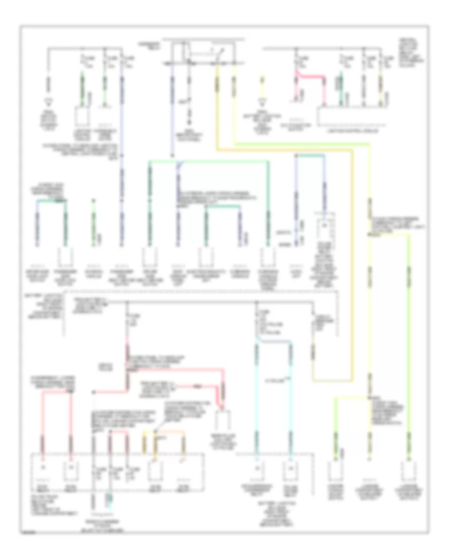 Power Distribution Wiring Diagram (5 of 5) for Ford Crown Victoria 2007