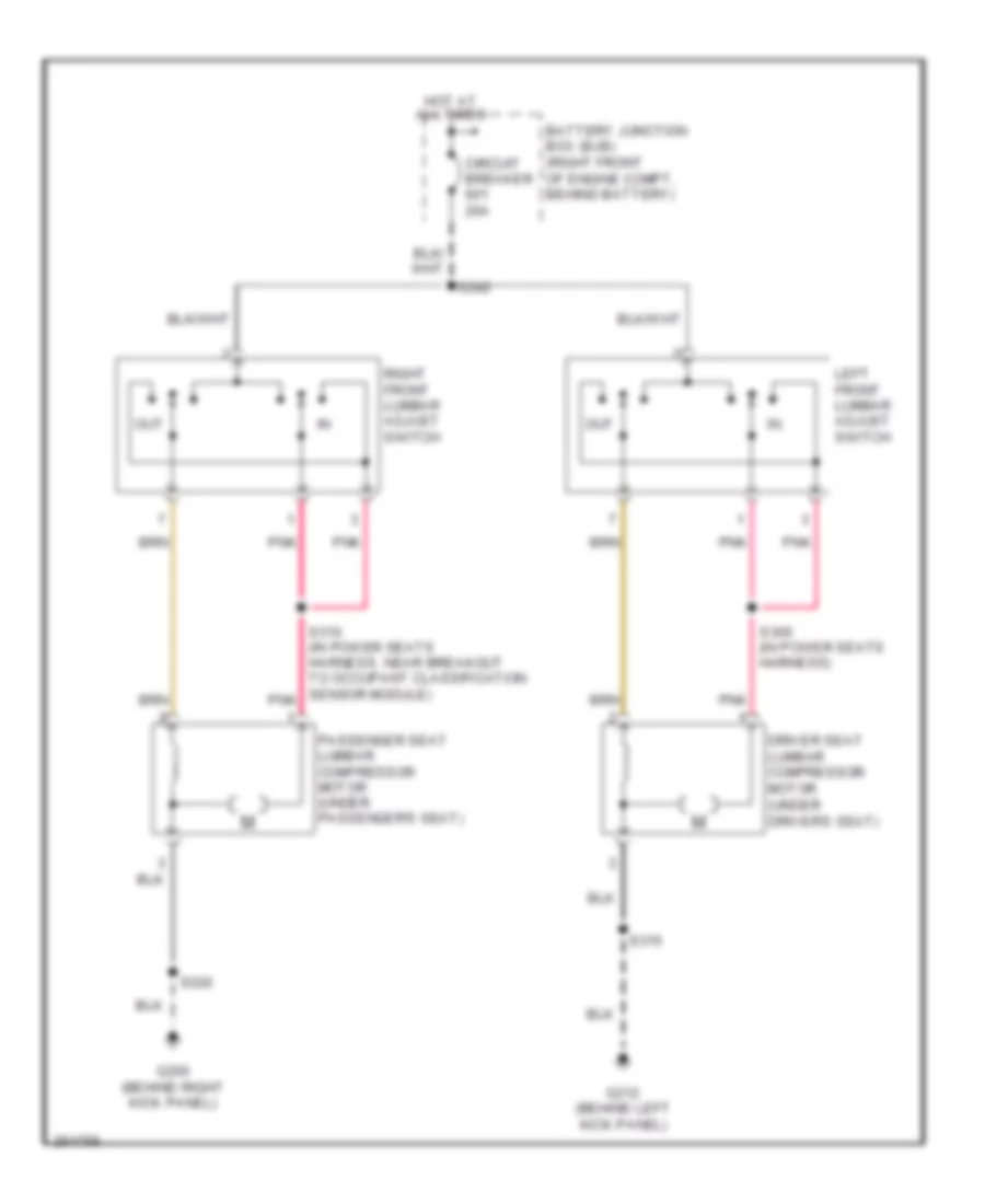 Lumbar Wiring Diagram for Ford Crown Victoria 2007