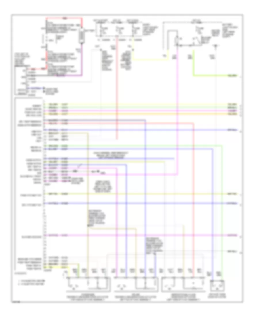 Automatic A C Wiring Diagram 1 of 3 for Ford Cab  Chassis F350 Super Duty 2010