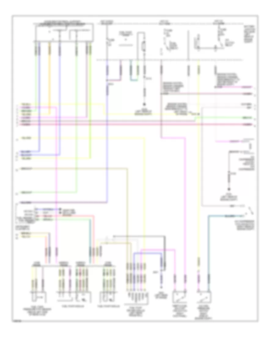 5.4L, Engine Performance Wiring Diagram (2 of 6) for Ford Cab  Chassis F350 Super Duty 2010