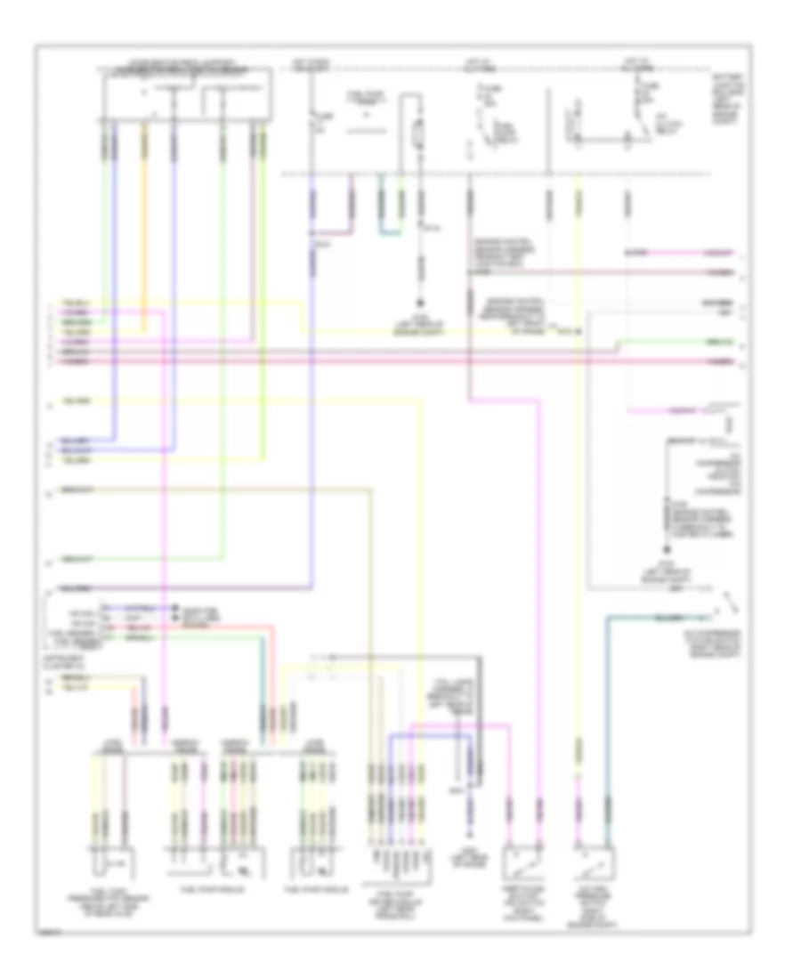6.8L, Engine Performance Wiring Diagram (2 of 6) for Ford Cab  Chassis F350 Super Duty 2010