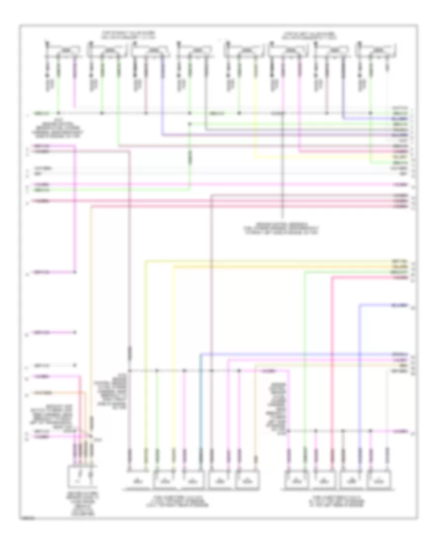 6.8L, Engine Performance Wiring Diagram (4 of 6) for Ford Cab  Chassis F350 Super Duty 2010