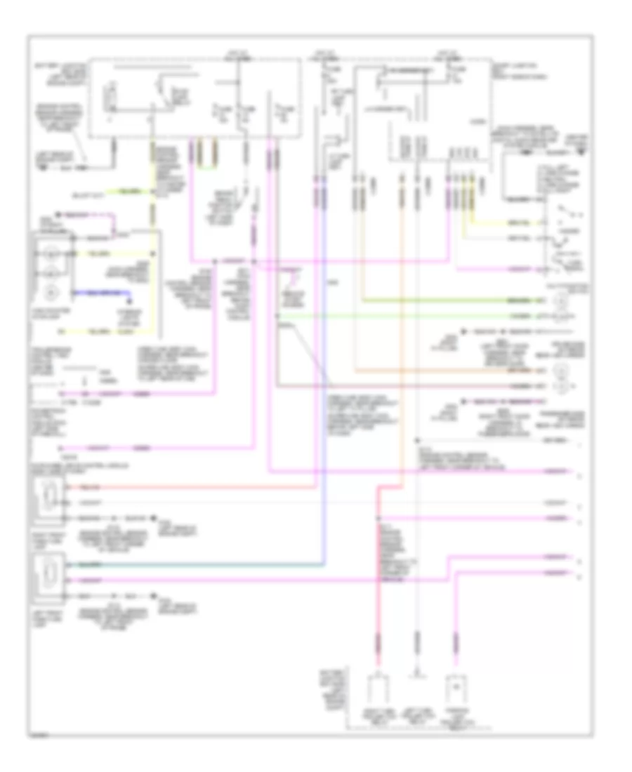 Exterior Lamps Wiring Diagram, with Box (1 of 2) for Ford Cab  Chassis F350 Super Duty 2010