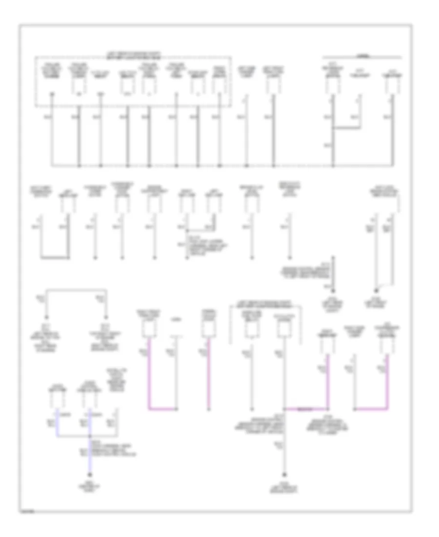 Ground Distribution Wiring Diagram 2 of 5 for Ford Cab  Chassis F350 Super Duty 2010