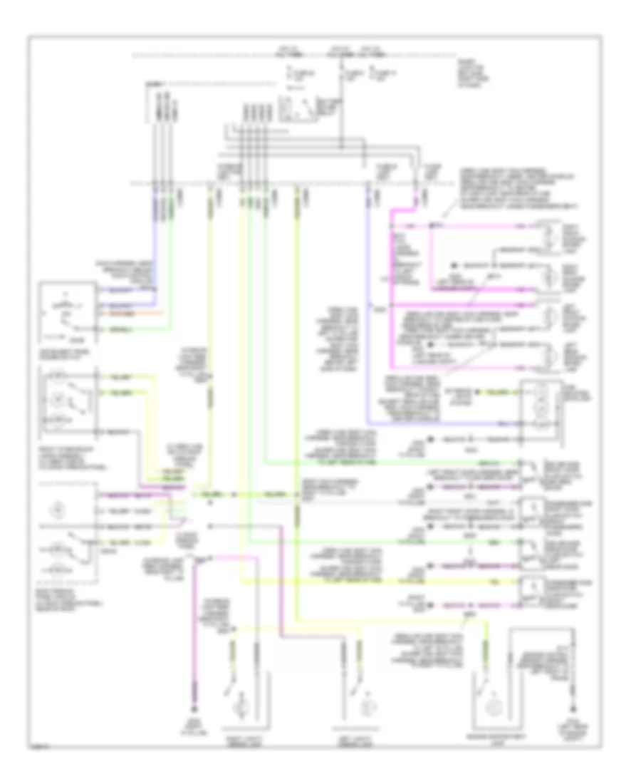 Courtesy Lamps Wiring Diagram for Ford Cab  Chassis F350 Super Duty 2010
