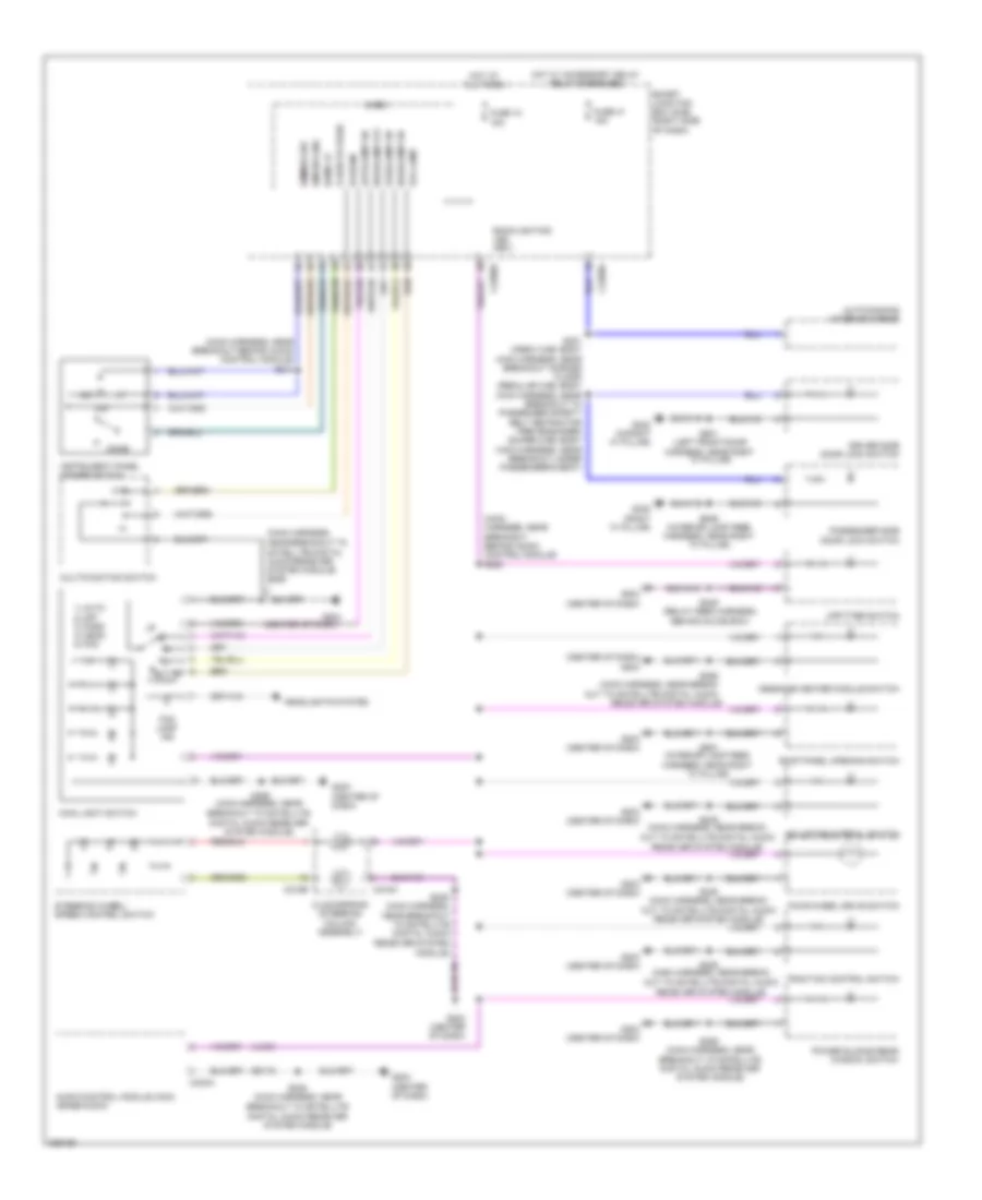 Instrument Illumination Wiring Diagram for Ford Cab  Chassis F350 Super Duty 2010