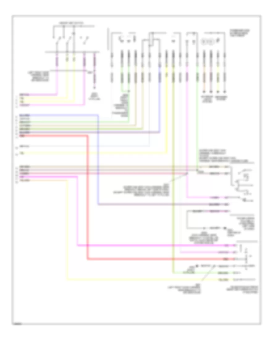 Memory Mirrors Wiring Diagram 2 of 2 for Ford Cab  Chassis F350 Super Duty 2010