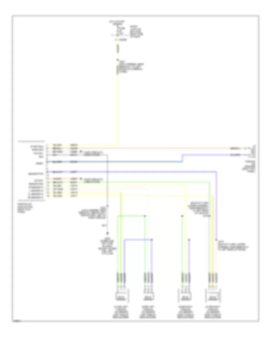 Parking Assistant Wiring Diagram for Ford Cab  Chassis F350 Super Duty 2010
