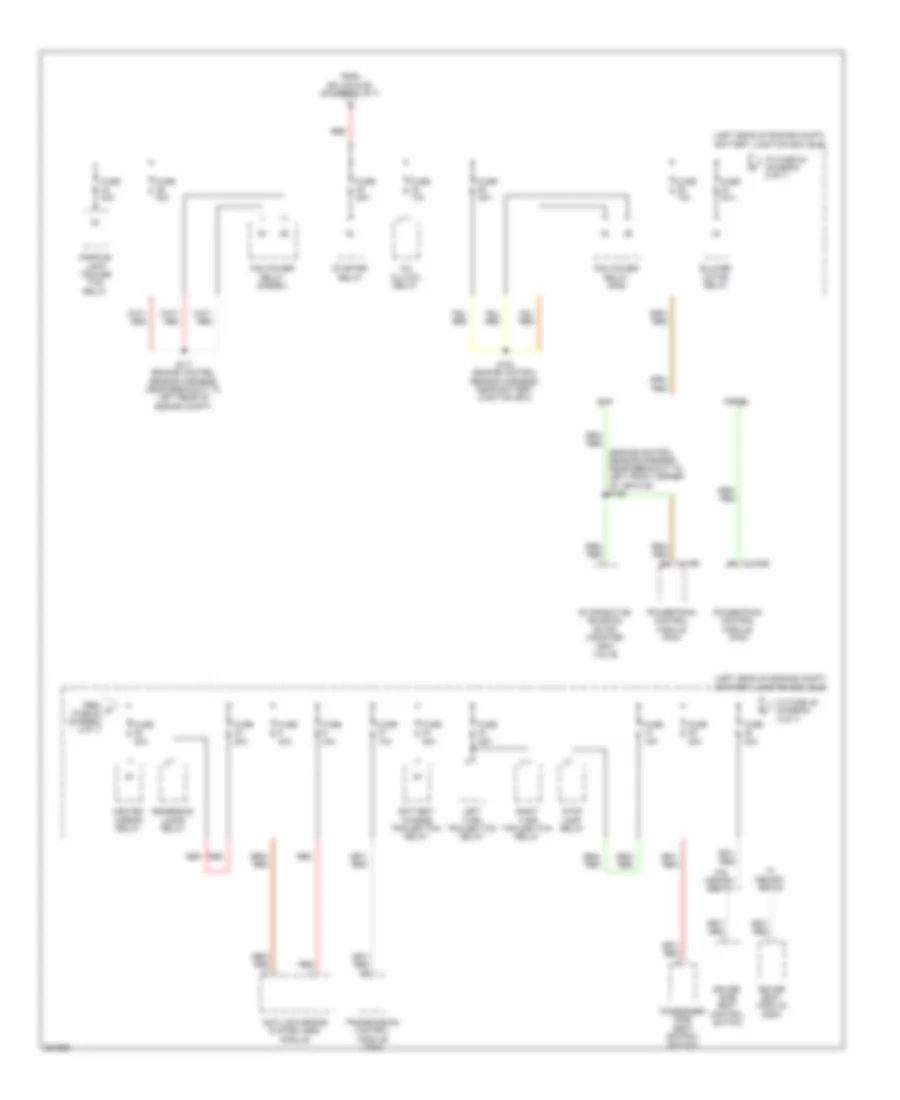 Power Distribution Wiring Diagram 2 of 7 for Ford Cab  Chassis F350 Super Duty 2010