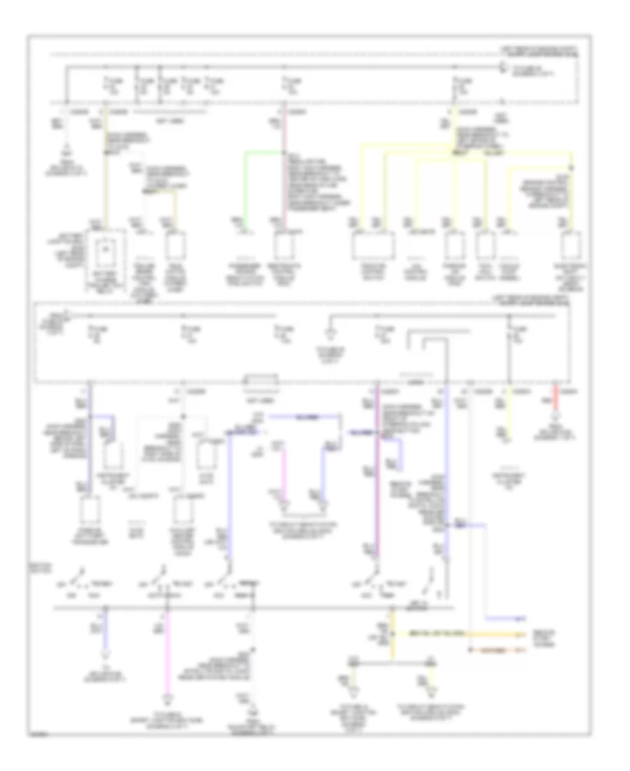 Power Distribution Wiring Diagram (4 of 7) for Ford Cab  Chassis F350 Super Duty 2010