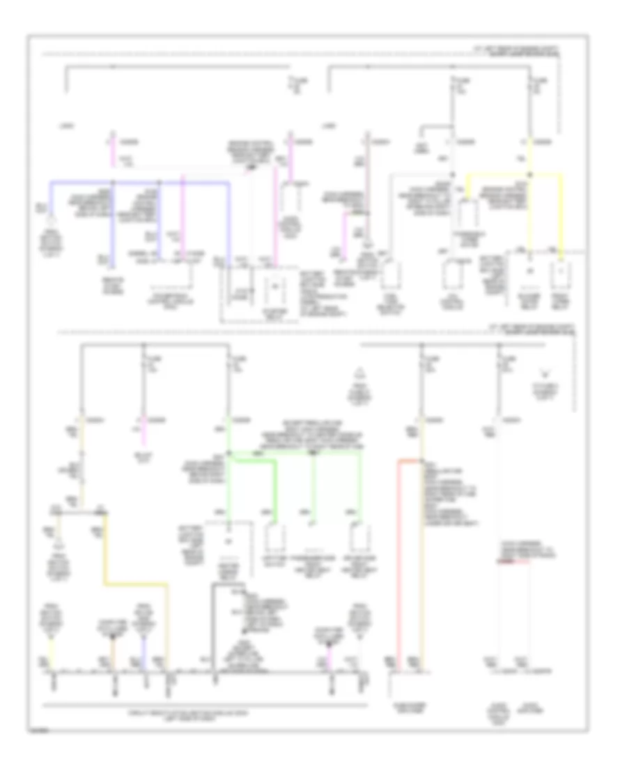 Power Distribution Wiring Diagram (5 of 7) for Ford Cab  Chassis F350 Super Duty 2010