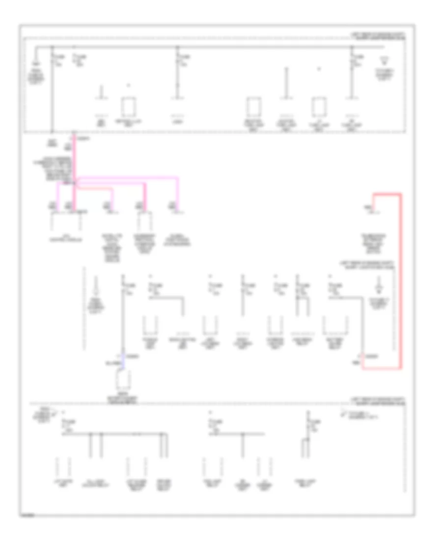 Power Distribution Wiring Diagram 6 of 7 for Ford Cab  Chassis F350 Super Duty 2010