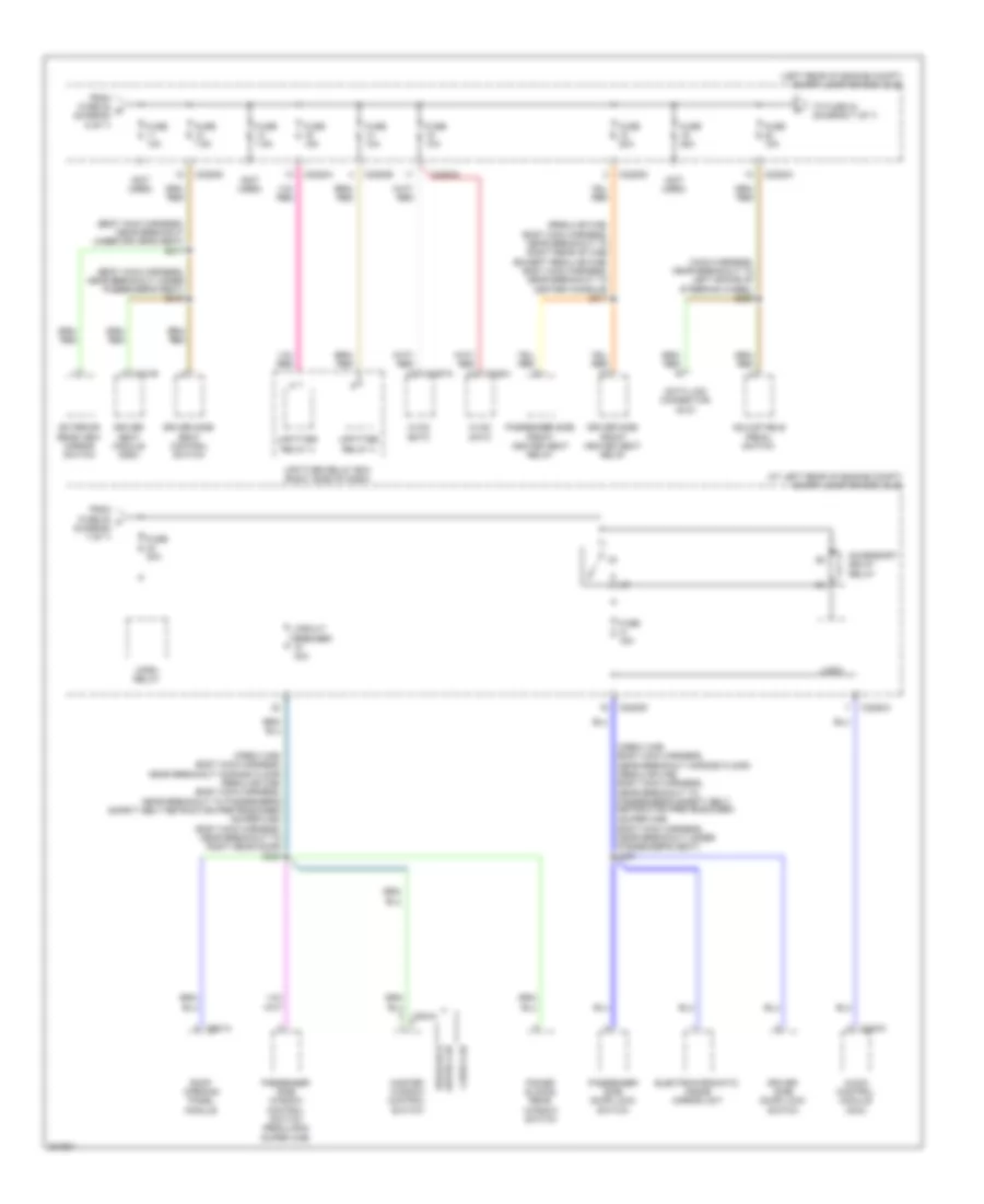 Power Distribution Wiring Diagram 7 of 7 for Ford Cab  Chassis F350 Super Duty 2010