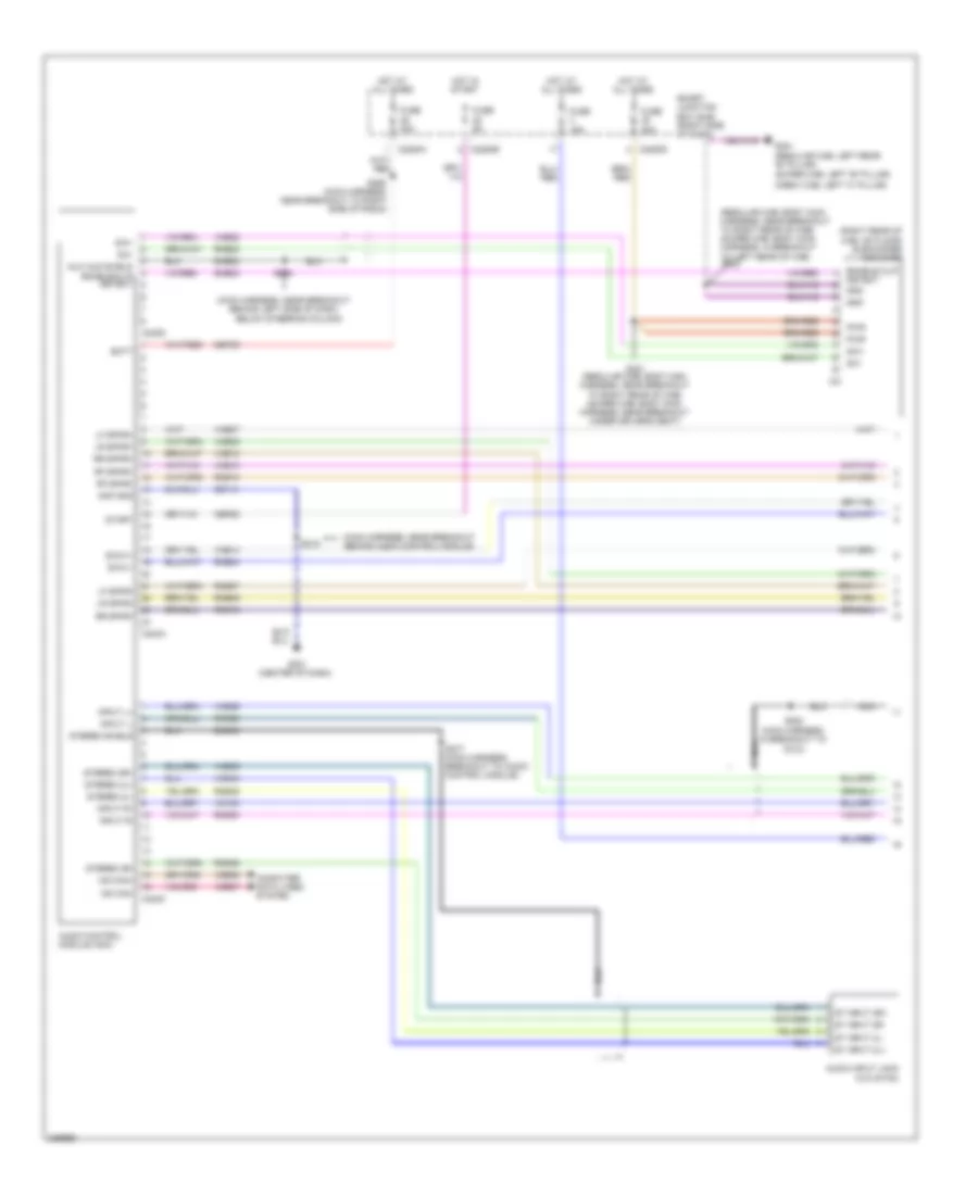 Audiophile Sound Radio Wiring Diagram 1 of 2 for Ford Cab  Chassis F350 Super Duty 2010