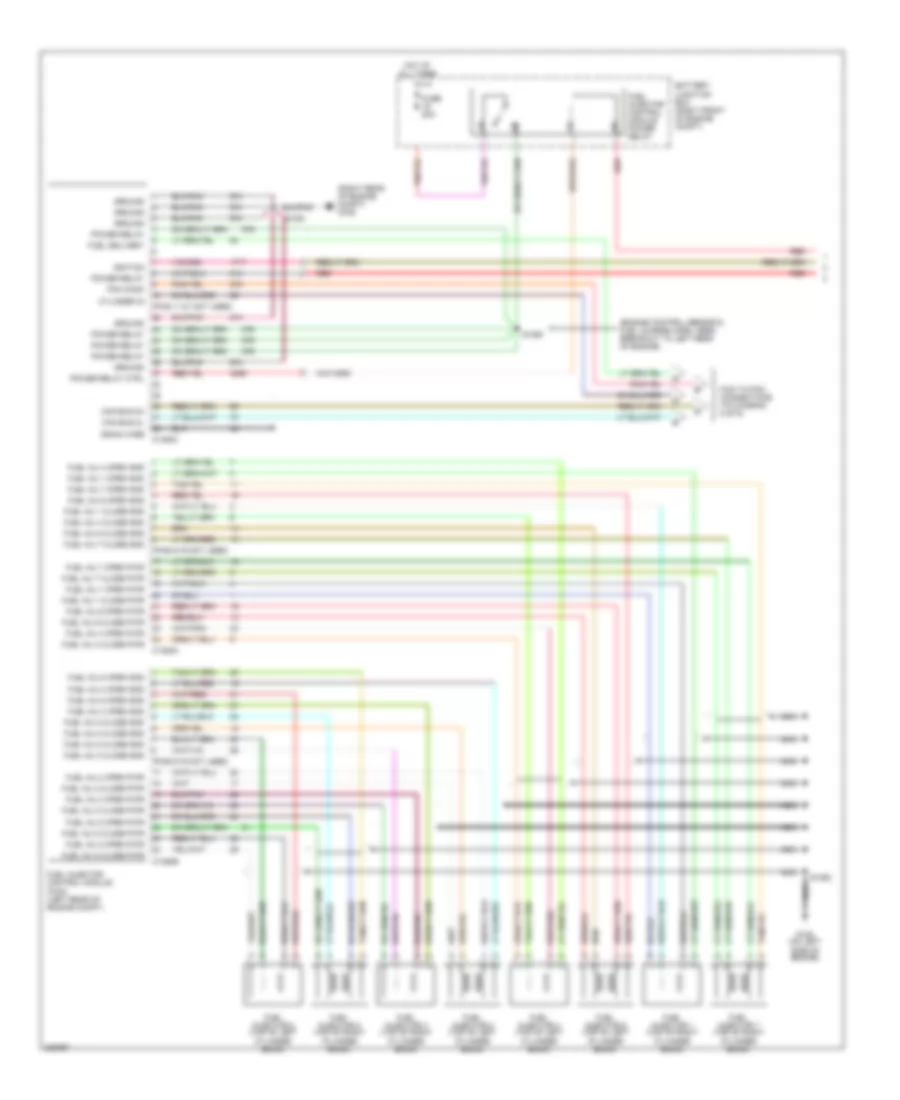 6.0L Diesel, Engine Performance Wiring Diagram (1 of 5) for Ford E450 Super Duty 2006