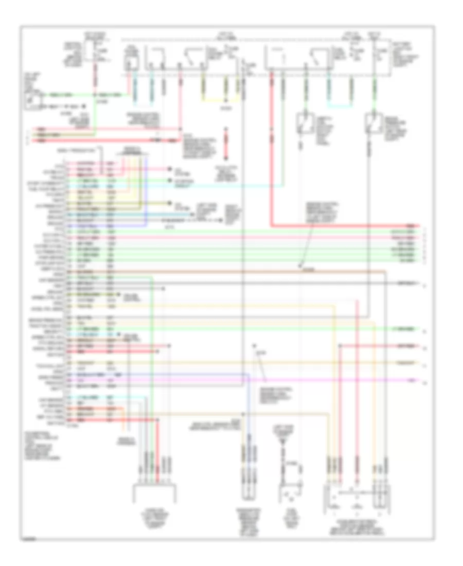 6.0L Diesel, Engine Performance Wiring Diagram (2 of 5) for Ford E450 Super Duty 2006