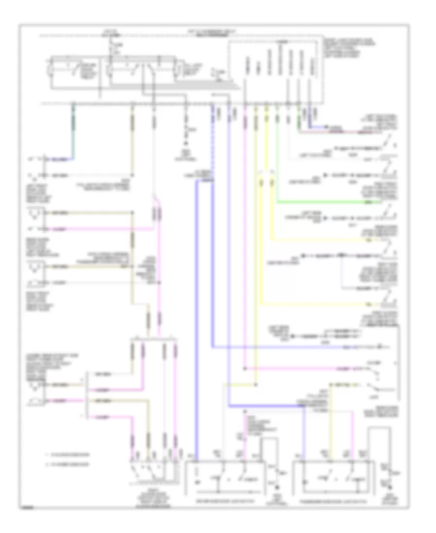 Forced Entry Wiring Diagram, without Cutaway for Ford Cutaway E350 Super Duty 2009