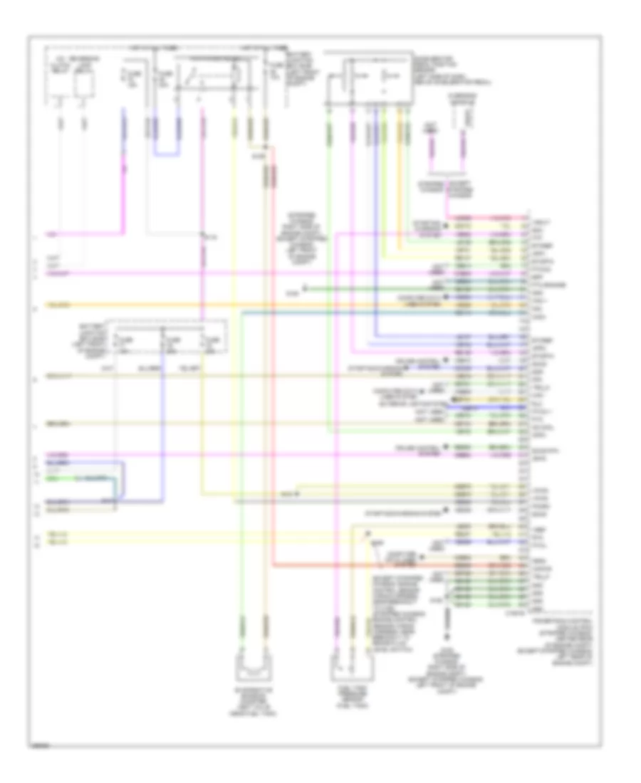 6.8L, Engine Performance Wiring Diagram (5 of 5) for Ford Cutaway E350 Super Duty 2009