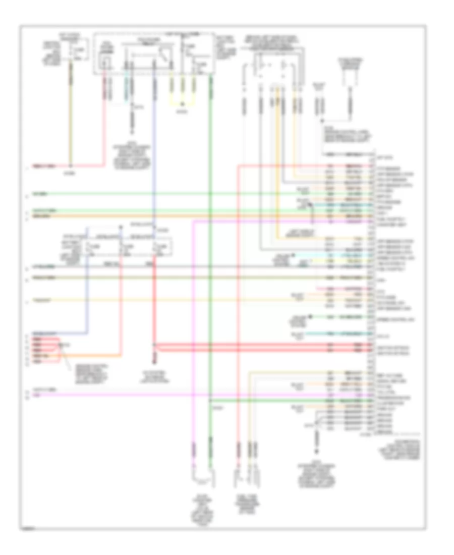 4.6L, Engine Performance Wiring Diagram (5 of 5) for Ford Econoline E150 2006