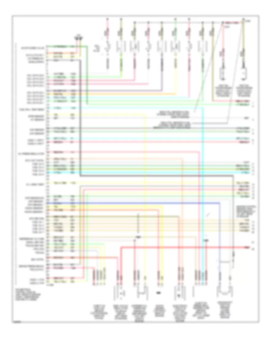 5.4L, Engine Performance Wiring Diagram, with Torqshift (1 of 5) for Ford Econoline E150 2006