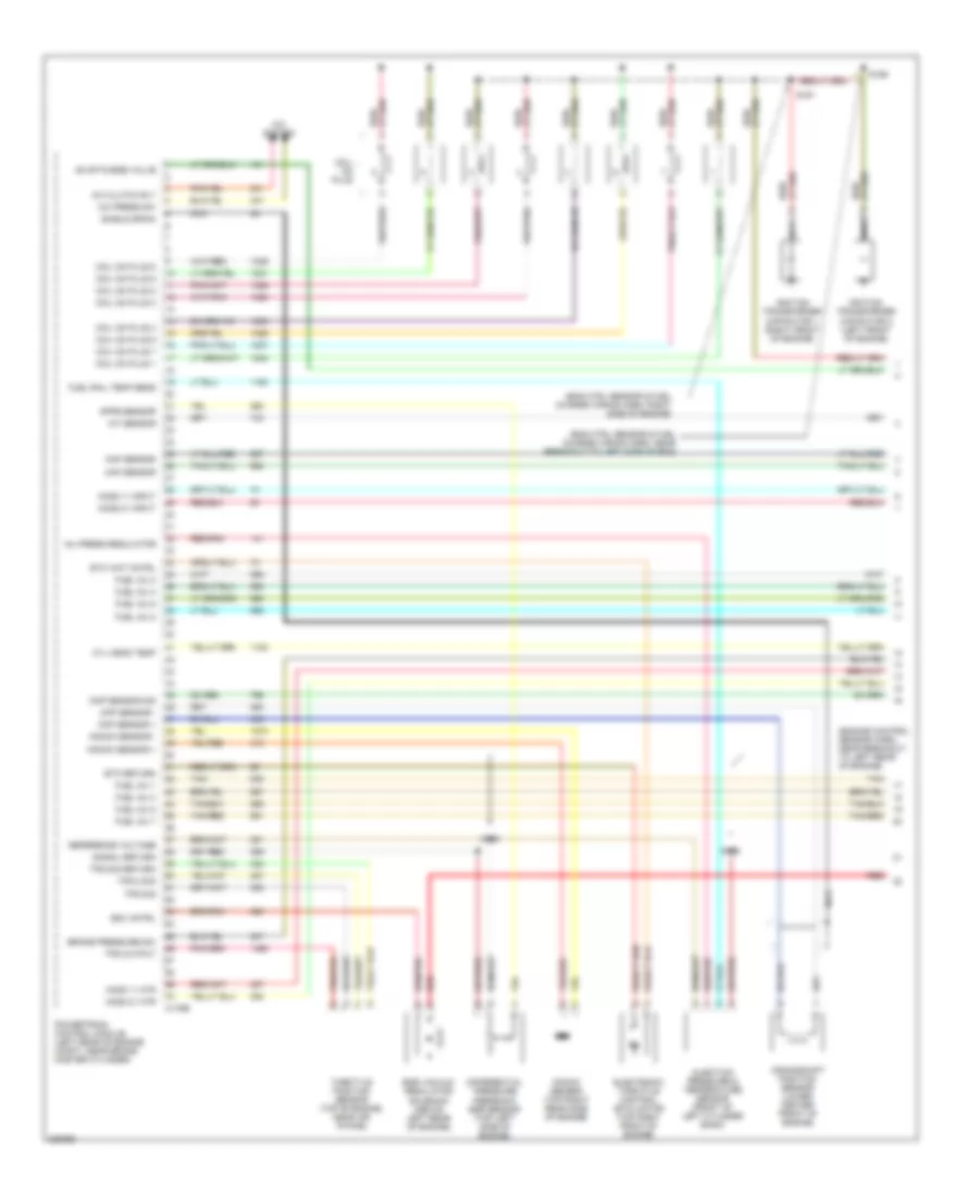 5.4L, Engine Performance Wiring Diagram, without Torqshift (1 of 5) for Ford Econoline E150 2006