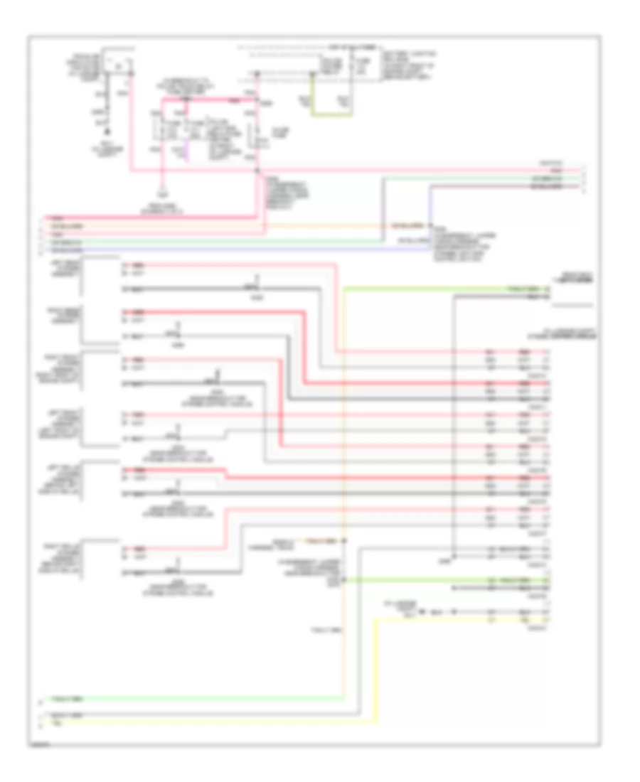 Accessory Lamps Wiring Diagram, Crown Police (2 of 3) for Ford Crown Victoria LX 2005