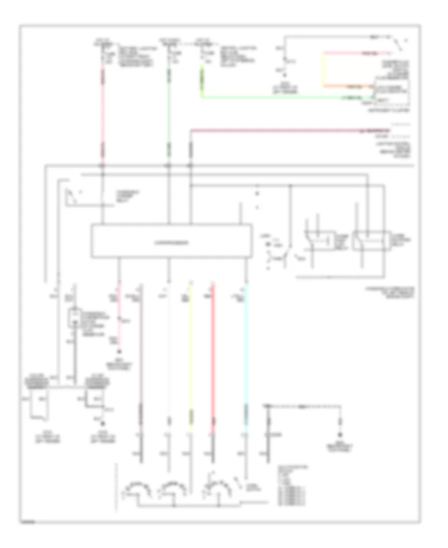 WiperWasher Wiring Diagram for Ford Crown Victoria LX 2005