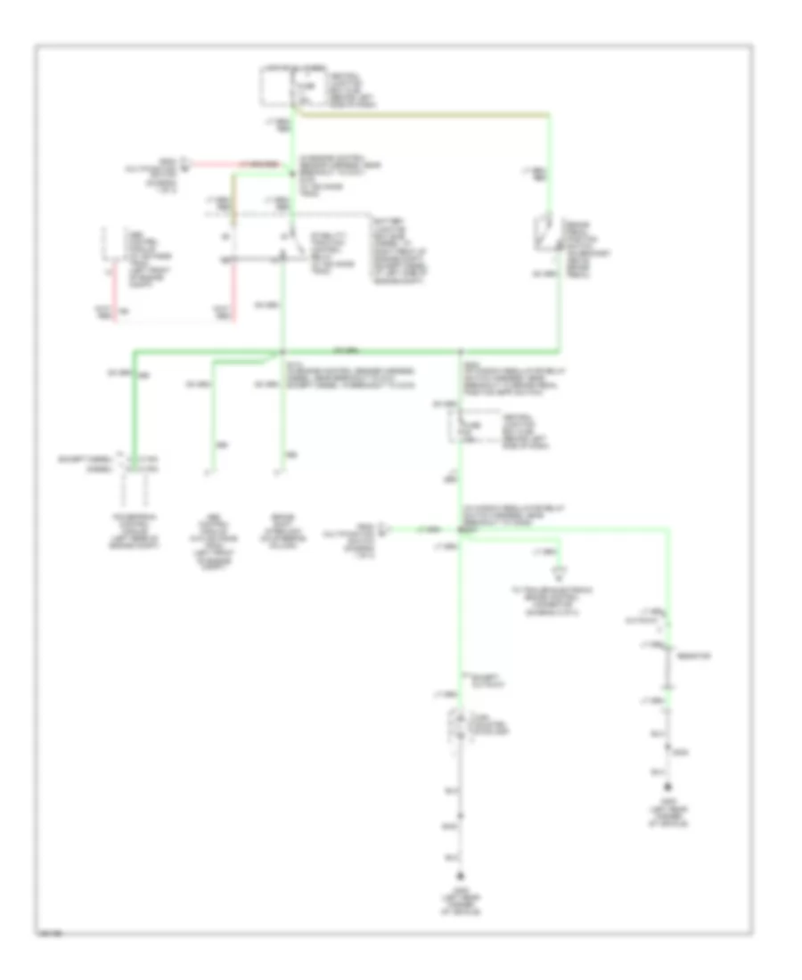 Exterior Lamps Wiring Diagram without Stripped Chassis 3 of 3 for Ford Cutaway E350 Super Duty 2007