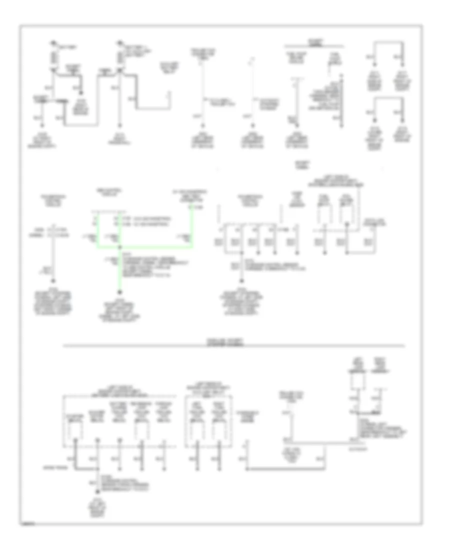 Ground Distribution Wiring Diagram 1 of 5 for Ford Cutaway E350 Super Duty 2007