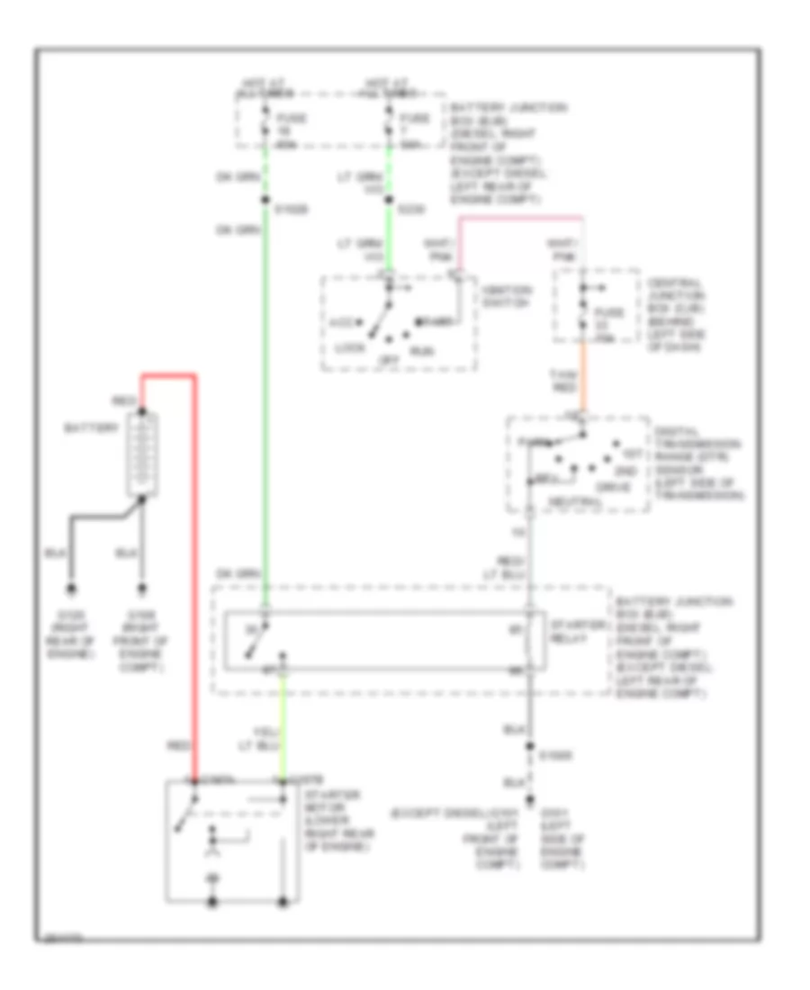 5 4L Starting Wiring Diagram with 4R75E for Ford Cutaway E350 Super Duty 2007