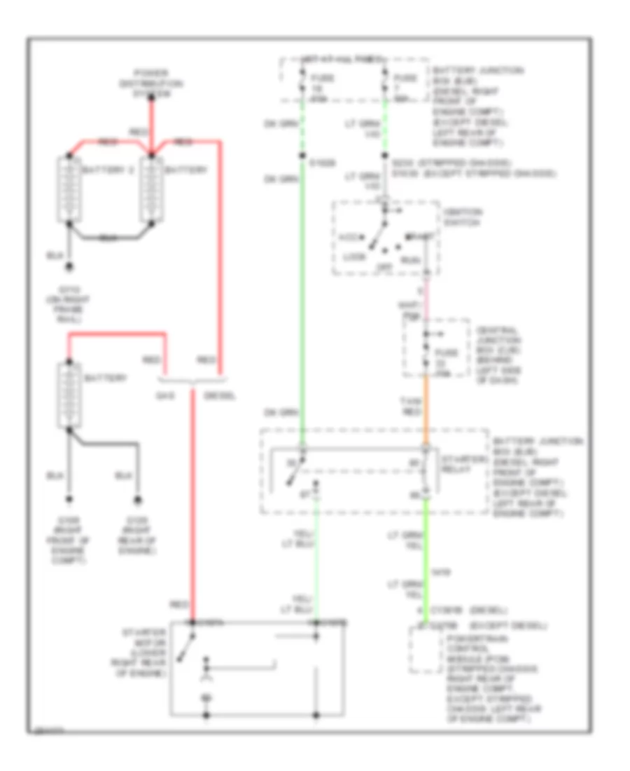 5 4L Starting Wiring Diagram with Torqshift for Ford Cutaway E350 Super Duty 2007