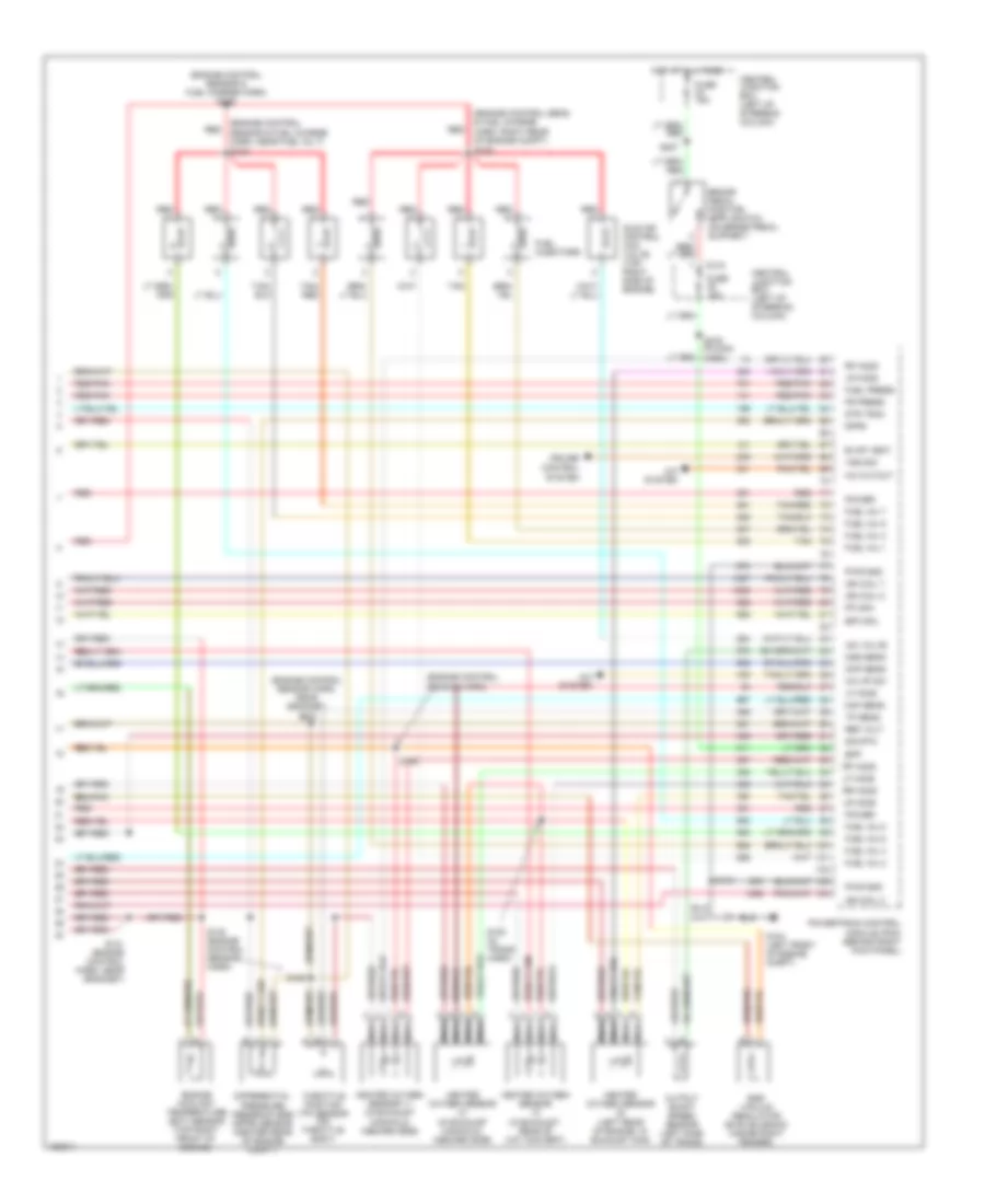 4.6L, Engine Performance Wiring Diagrams (3 of 3) for Ford Mustang 2002