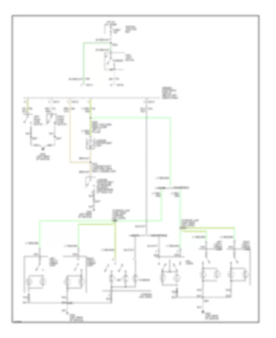 Courtesy Lamps Wiring Diagram for Ford Mustang 2002