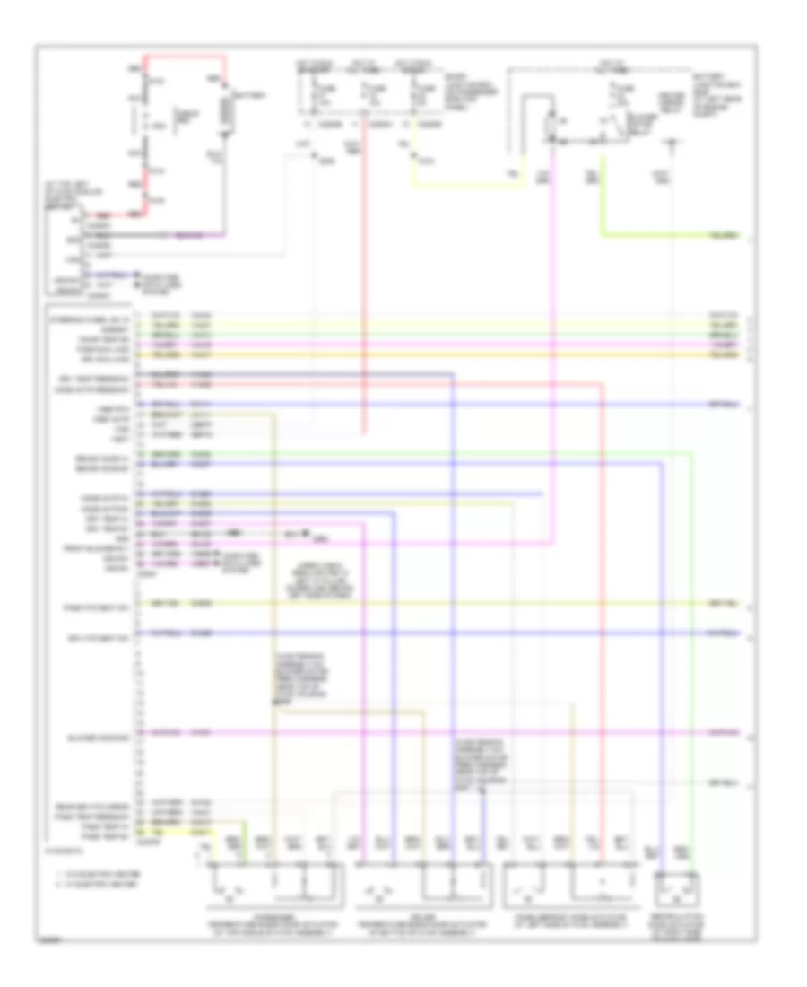 Automatic A C Wiring Diagram 1 of 3 for Ford Cab  Chassis F350 Super Duty 2008