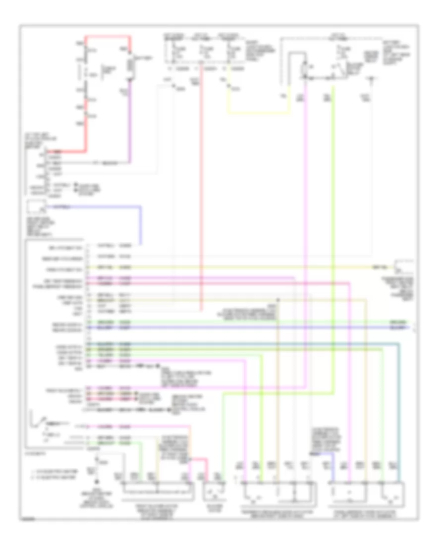 Manual AC Wiring Diagram (1 of 2) for Ford Cab  Chassis F350 Super Duty 2008