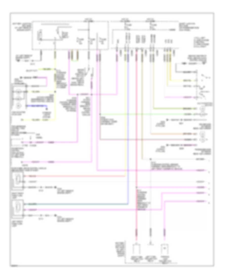 Exterior Lamps Wiring Diagram without Box 1 of 2 for Ford Cab  Chassis F350 Super Duty 2008