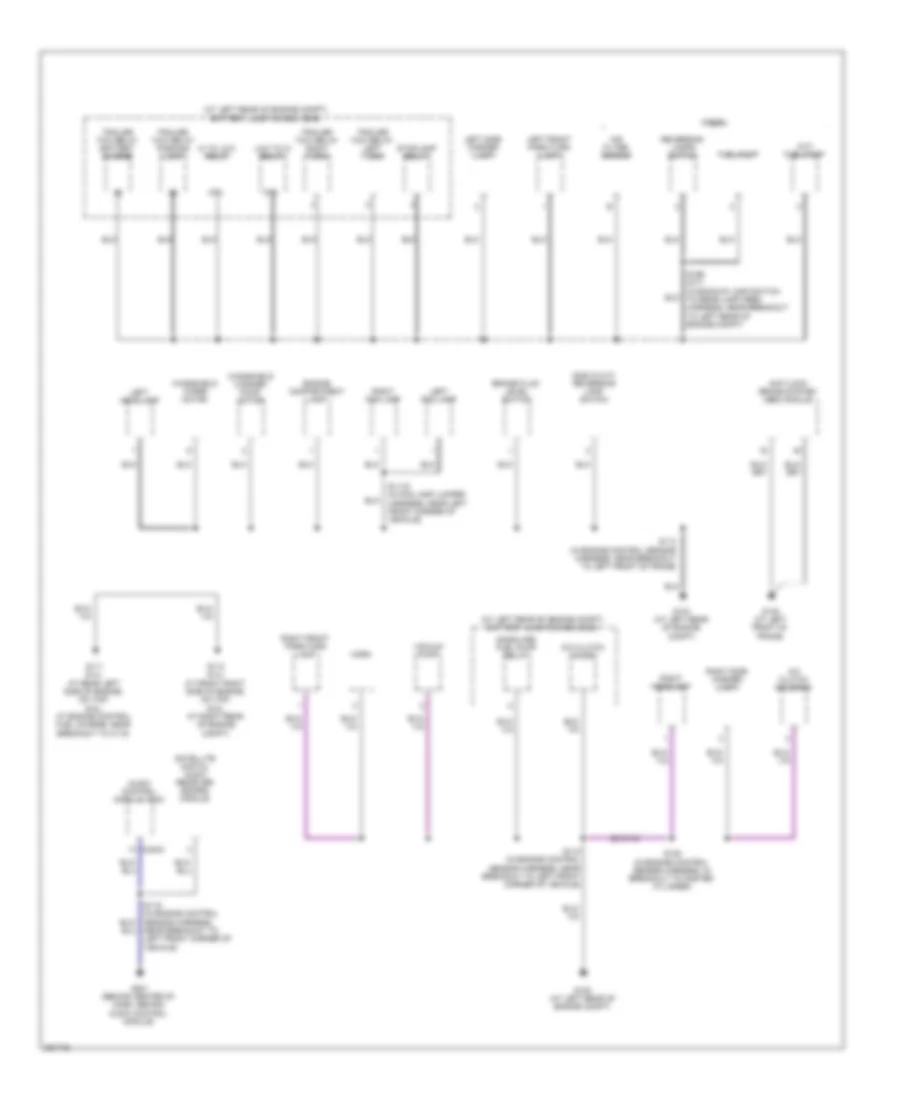 Ground Distribution Wiring Diagram (2 of 5) for Ford Cab  Chassis F350 Super Duty 2008