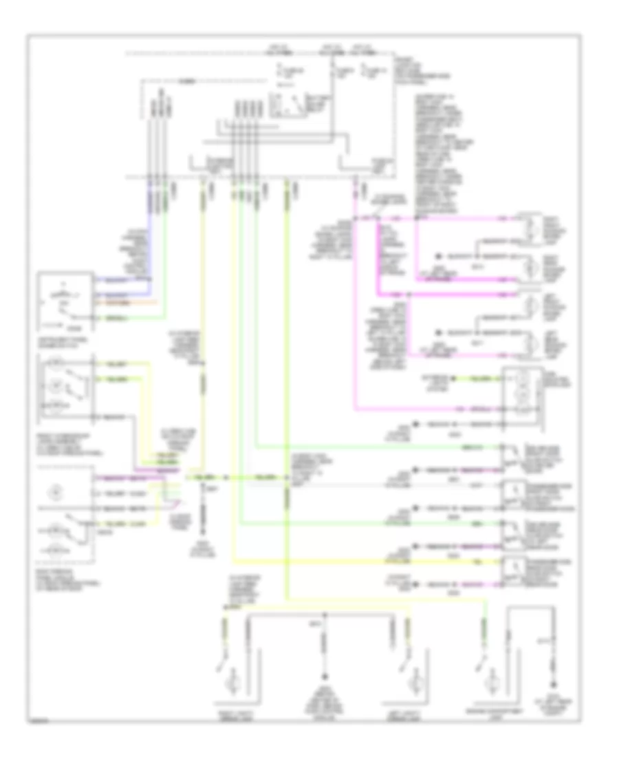 Courtesy Lamps Wiring Diagram for Ford Cab  Chassis F350 Super Duty 2008