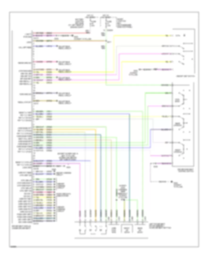 Drivers Memory Seat Wiring Diagram, Late Production for Ford Cab  Chassis F350 Super Duty 2008