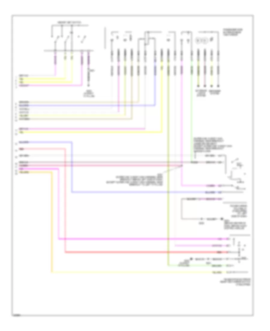 Memory Mirrors Wiring Diagram Early Production 2 of 2 for Ford Cab  Chassis F350 Super Duty 2008