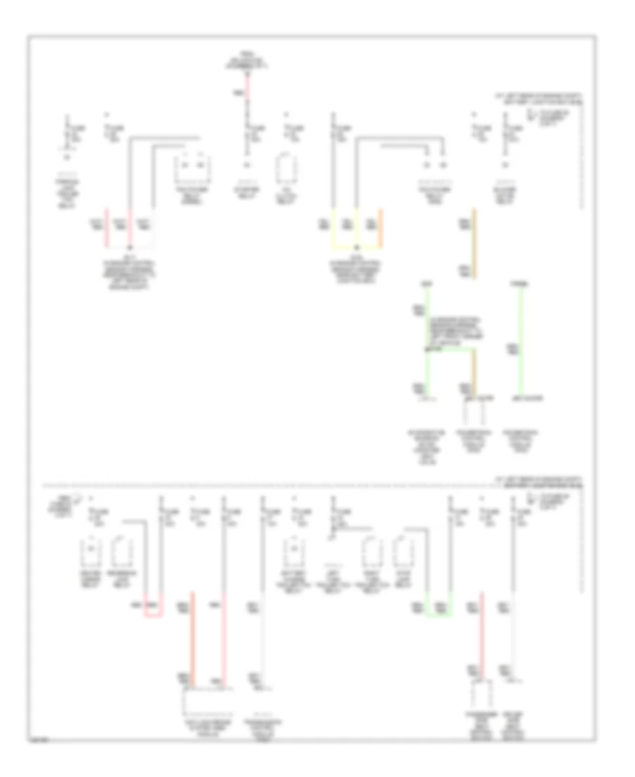 Power Distribution Wiring Diagram (2 of 7) for Ford Cab  Chassis F350 Super Duty 2008