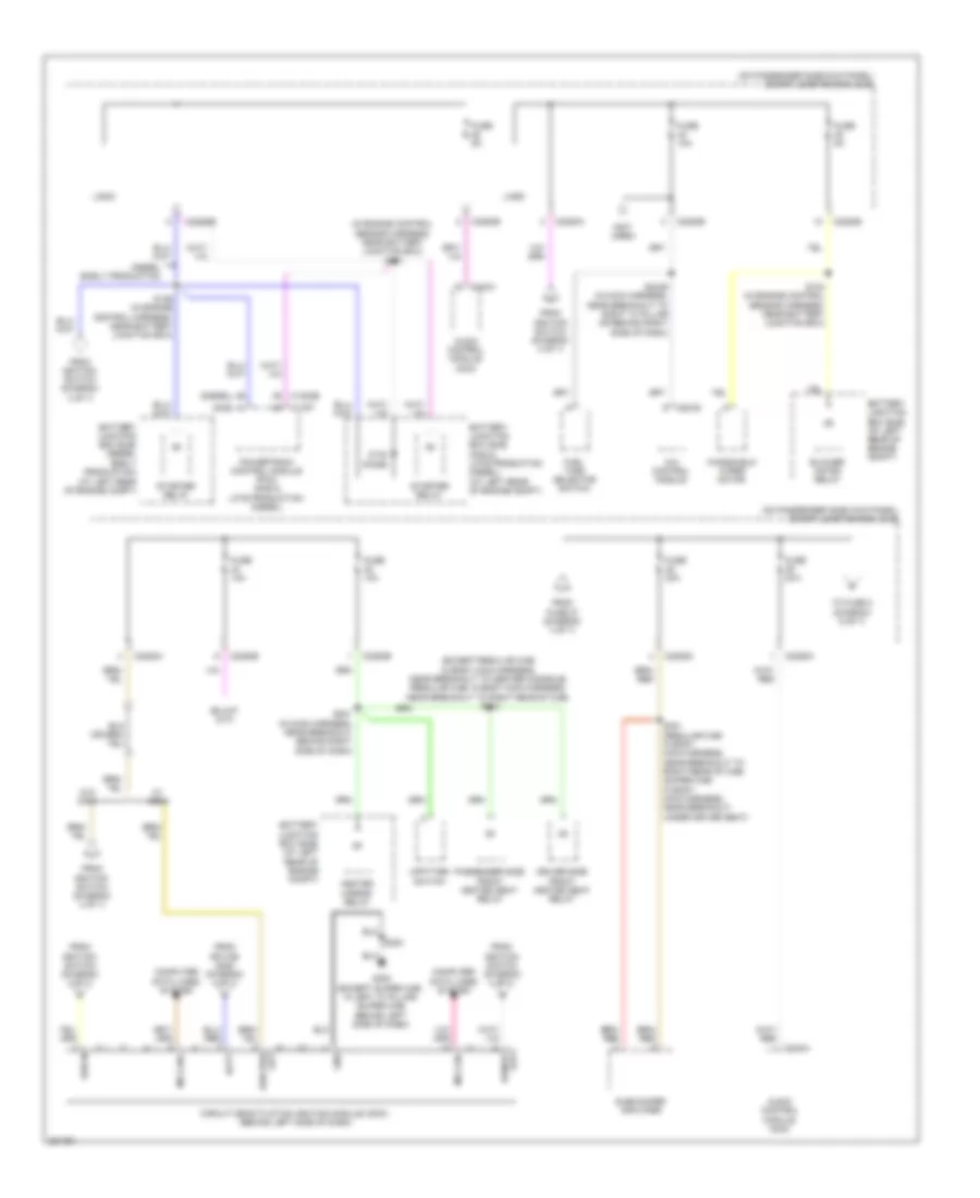 Power Distribution Wiring Diagram 5 of 7 for Ford Cab  Chassis F350 Super Duty 2008