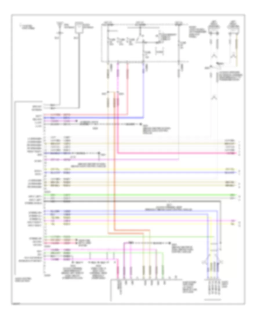 Audiophile Sound Radio Wiring Diagram, without DVD (1 of 2) for Ford Cab  Chassis F350 Super Duty 2008