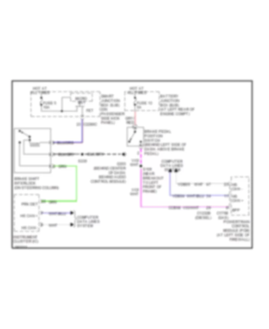 Shift Interlock Wiring Diagram for Ford Cab  Chassis F350 Super Duty 2008
