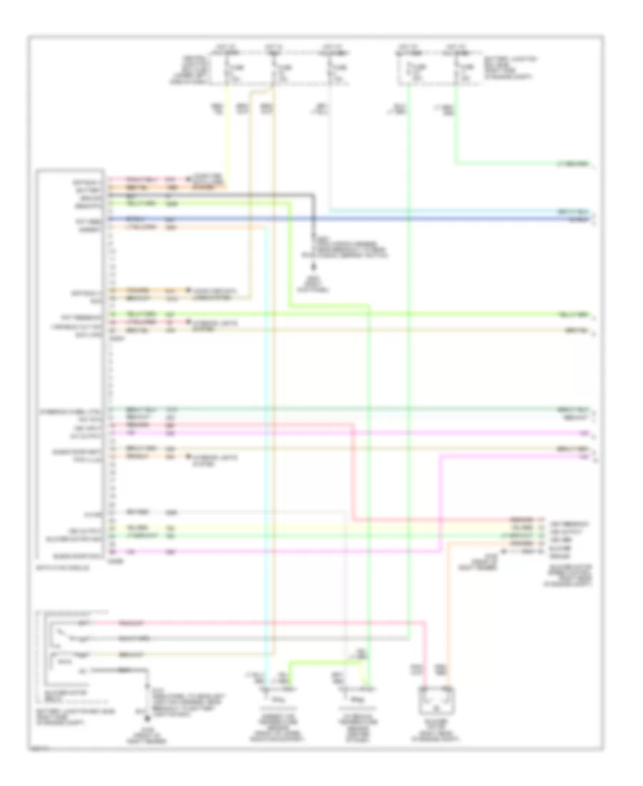Электросхема кондиционера (1 из 2) для Ford Crown Victoria 2010