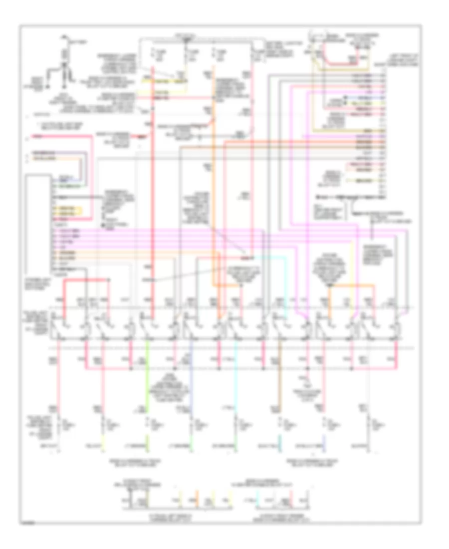 Accessory Lamps Wiring Diagram, Crown Police (3 of 3) for Ford Crown Victoria 2010