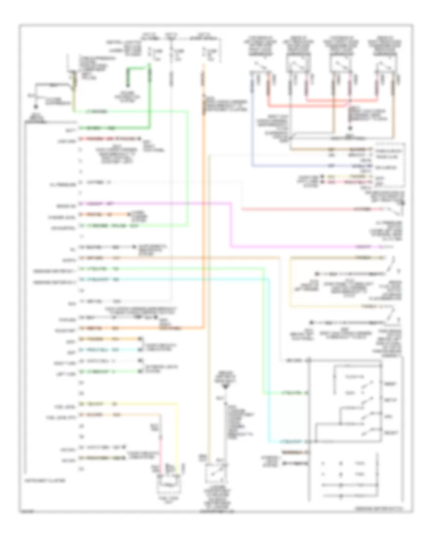 Instrument Cluster Wiring Diagram for Ford Crown Victoria 2010